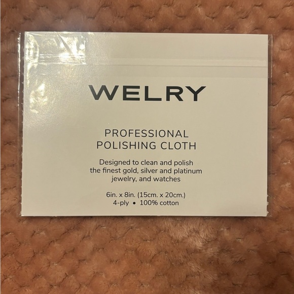 WELRY 100% Cotton Sterling Silver 6β x 8β Polishing Cloth by SILPADA DESIGNS - Picture 5 of 6